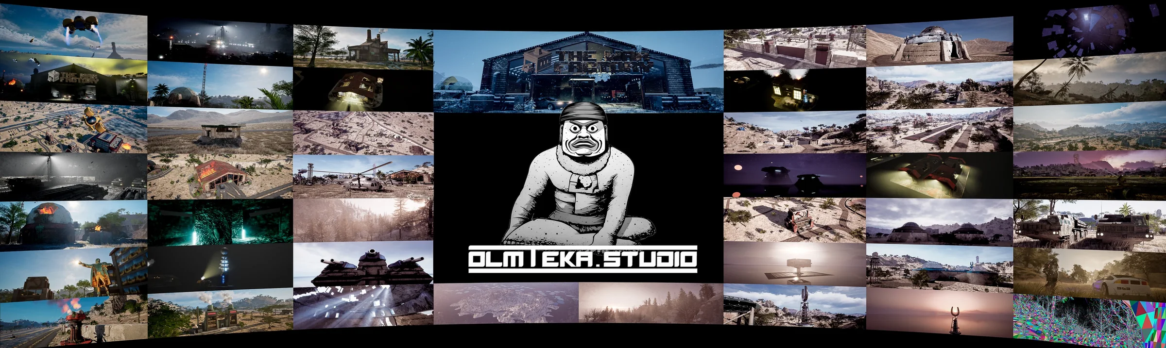 Mkusanyiko mpana wa mandhari, mazingira, modeli na kazi za picha za Olmteka Studio